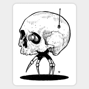 Robot skull Magnet